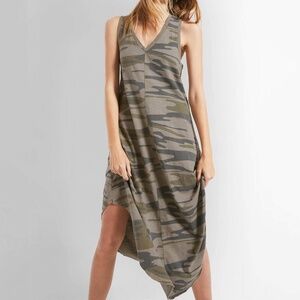 Altar'd State Camo Sleeveless Midi Dress - Size Medium